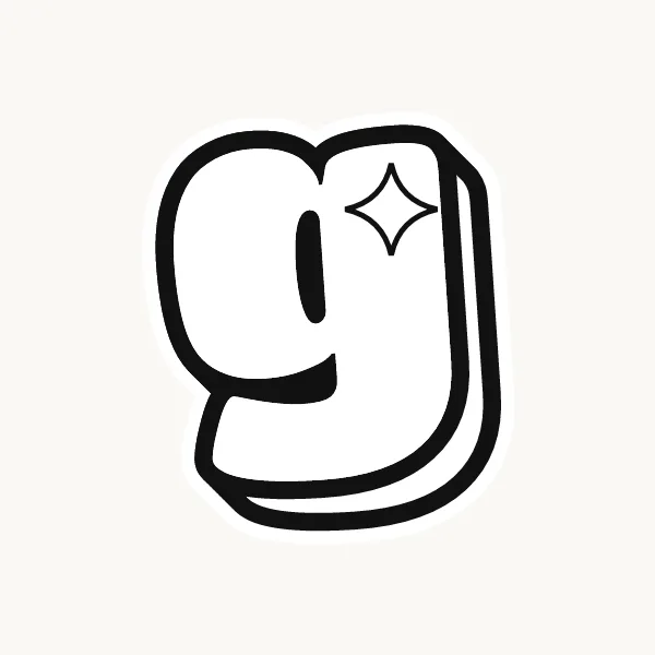 Printable lowercase bubble letter g outline