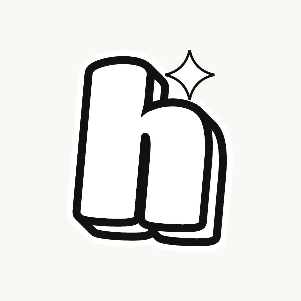 Printable lowercase bubble letter h outline