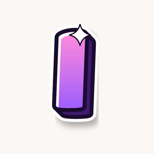 Lowercase l in bubble letters