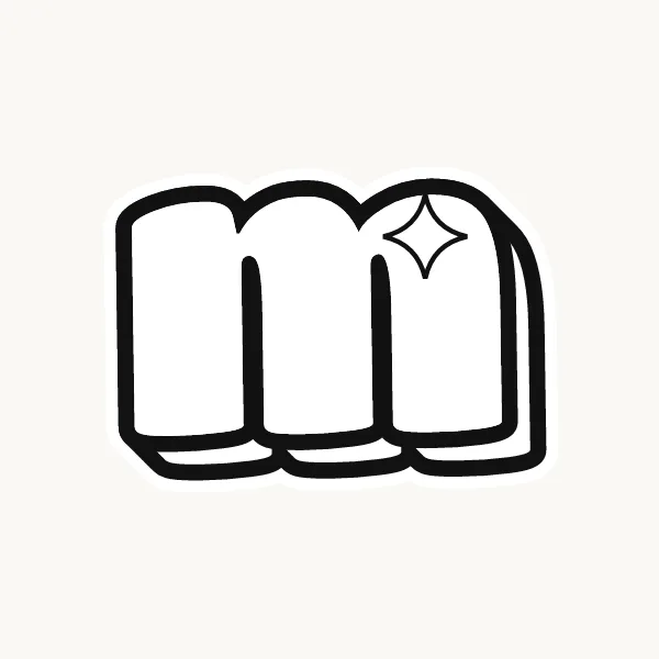 Printable lowercase bubble letter m outline