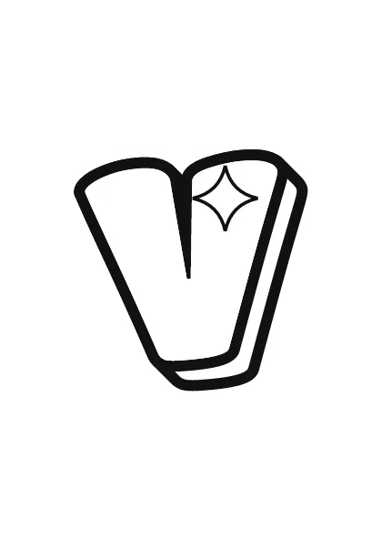 Printable capital bubble letter V outline on a full page