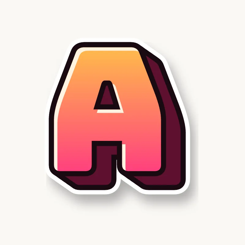 Blockbuster graffiti letter A