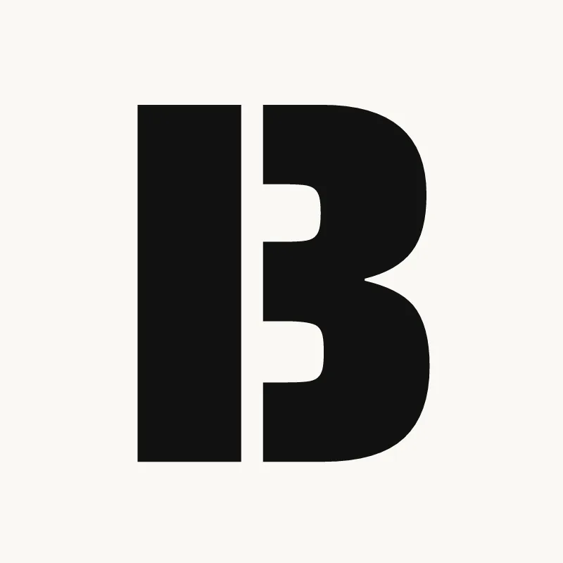 Stencil graffiti letter B
