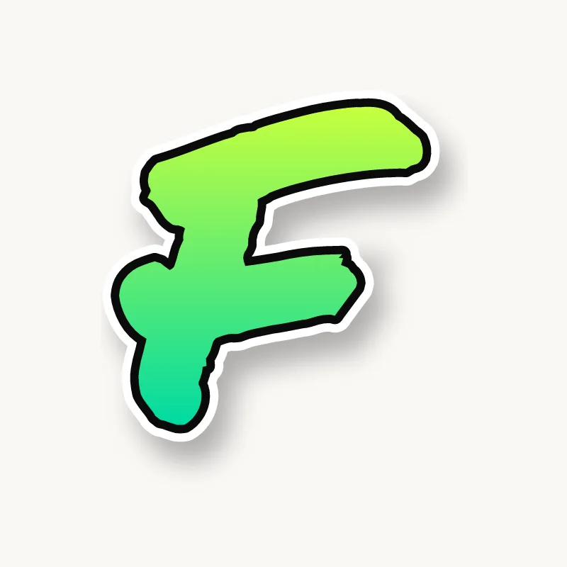Handstyle graffiti letter F