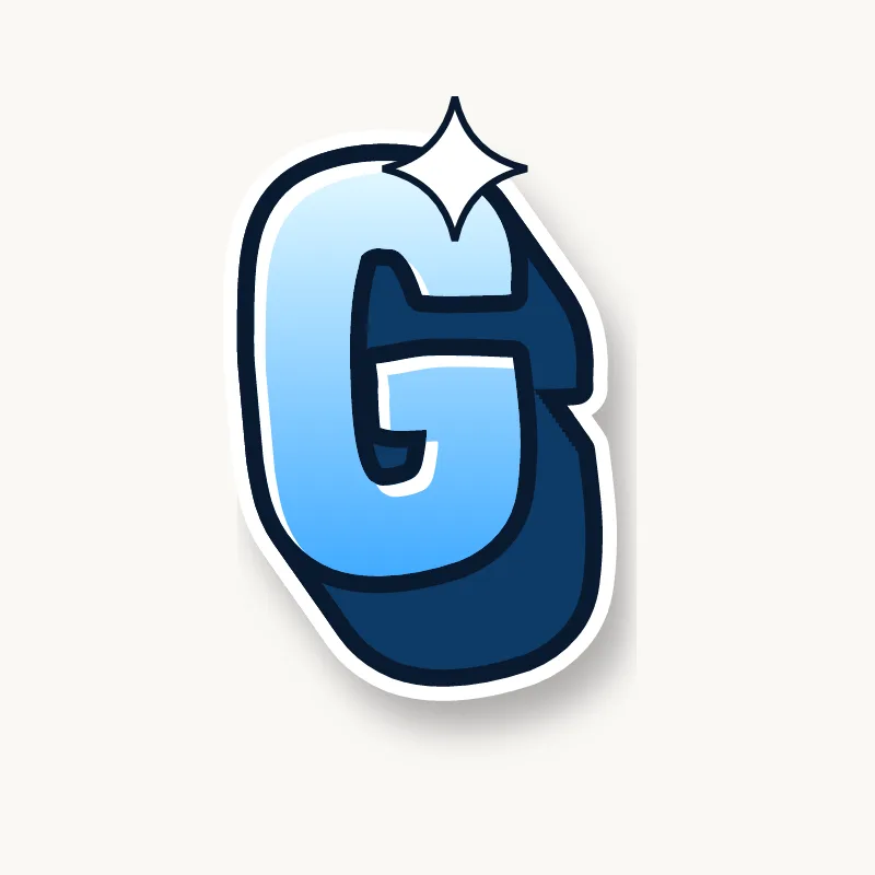 3D graffiti letter G