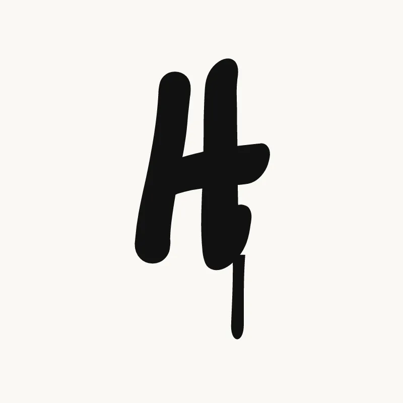 Tag graffiti letter H