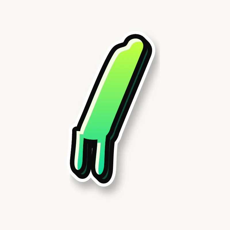 Drip graffiti letter I