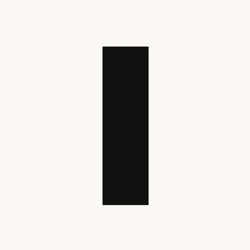 Stencil graffiti letter I