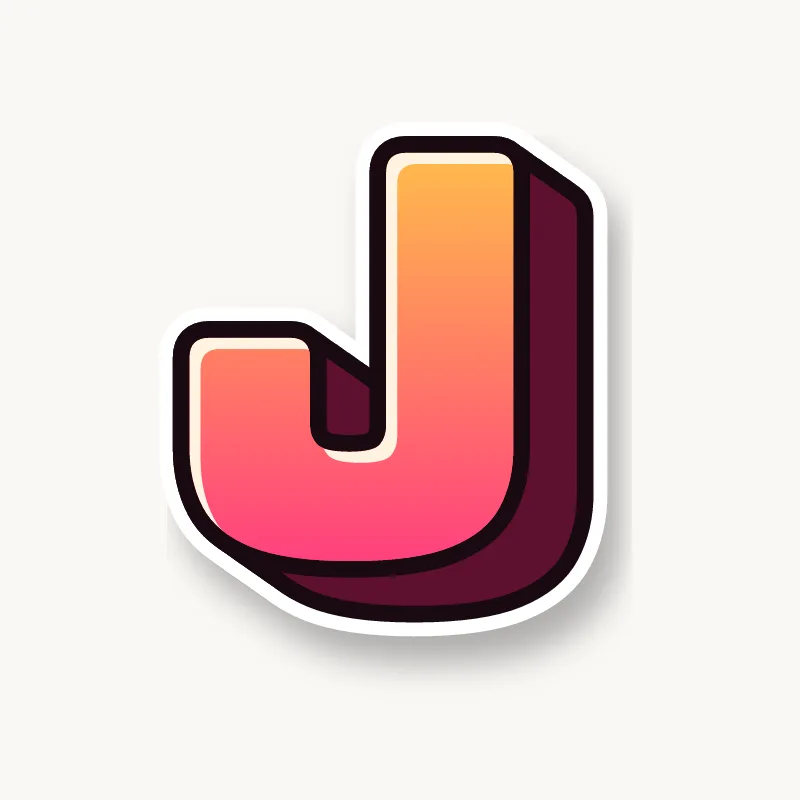 Blockbuster graffiti letter J