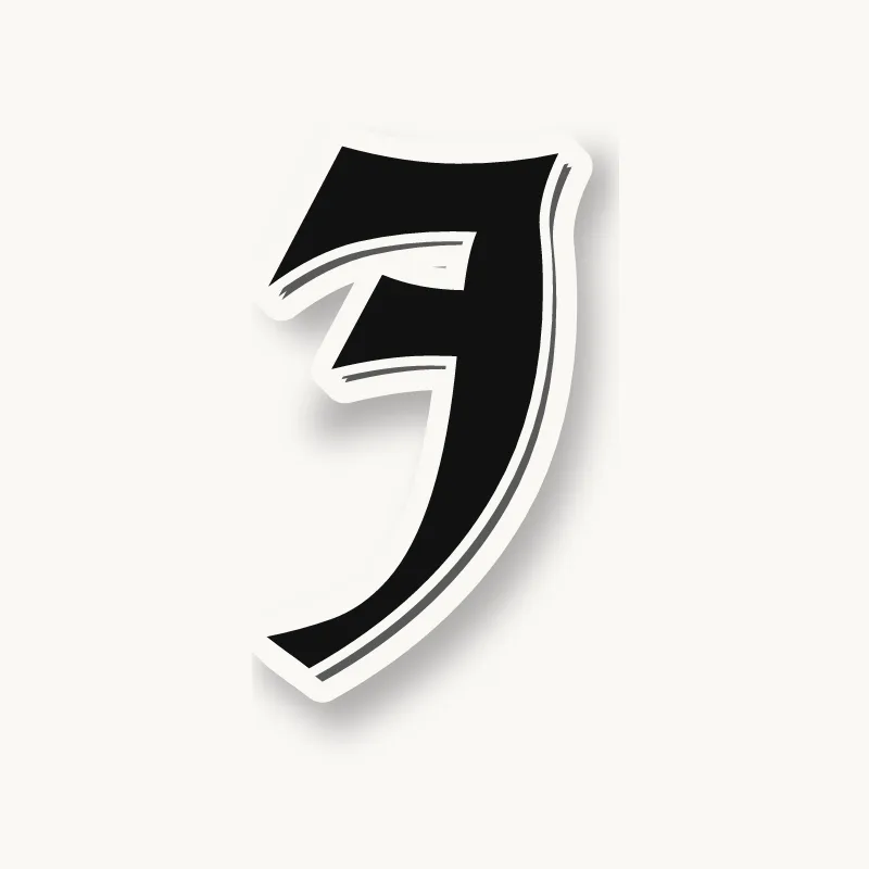 Old English graffiti letter J