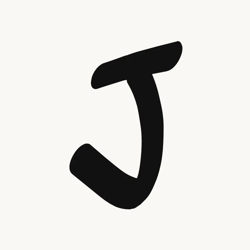 Tag graffiti letter J