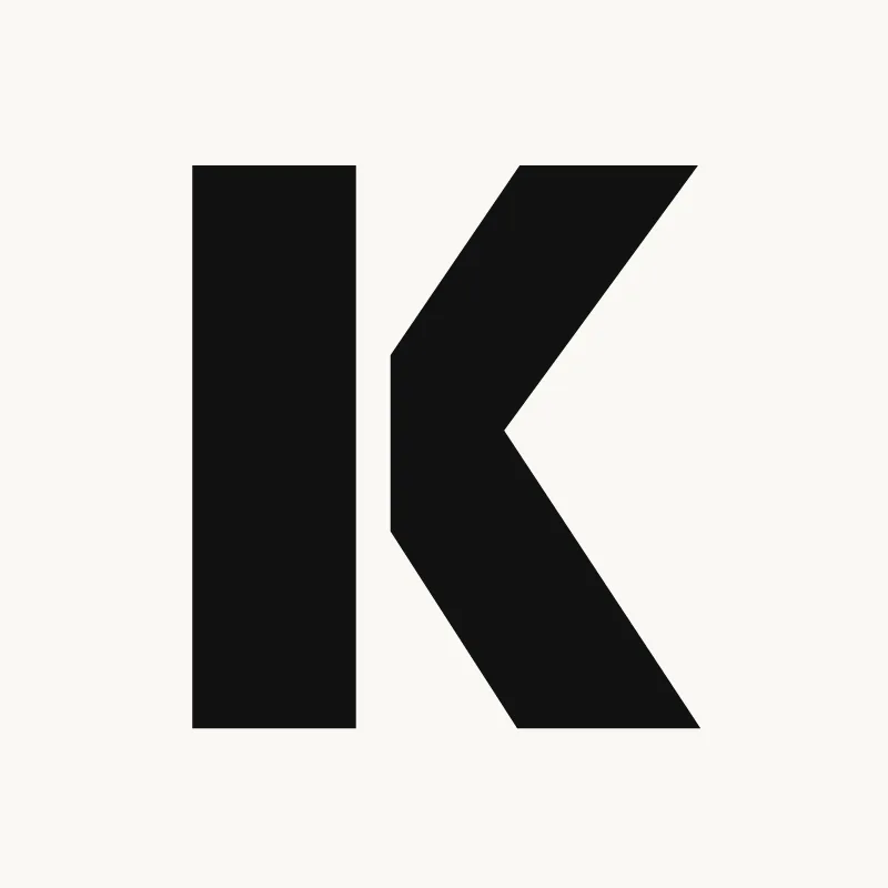 Stencil graffiti letter K
