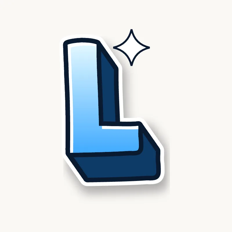 3D graffiti letter L