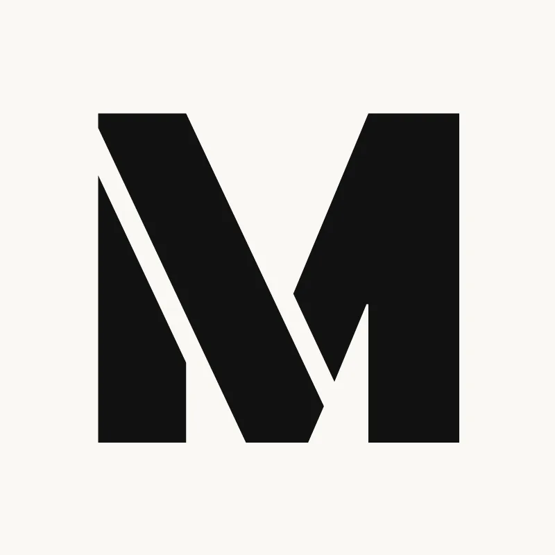 Stencil graffiti letter M