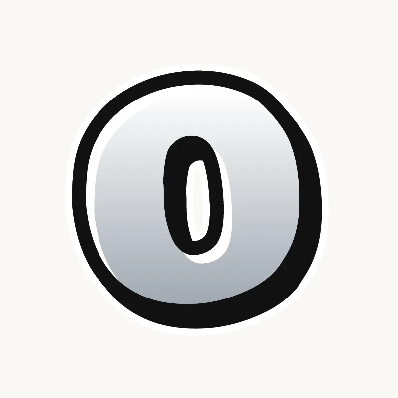 Throw-up graffiti letter O