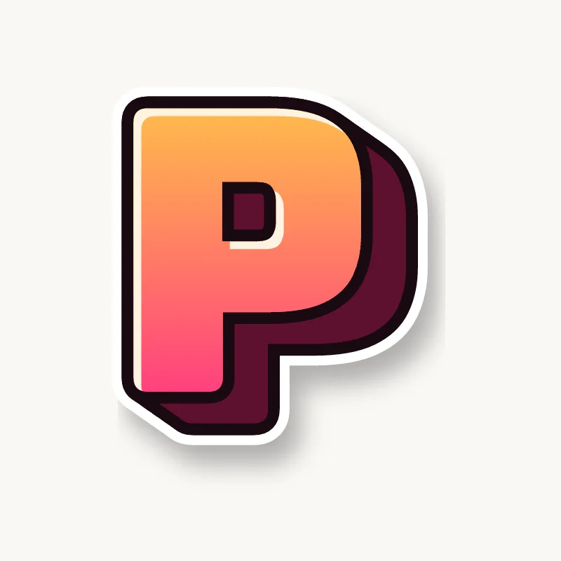 Blockbuster graffiti letter P