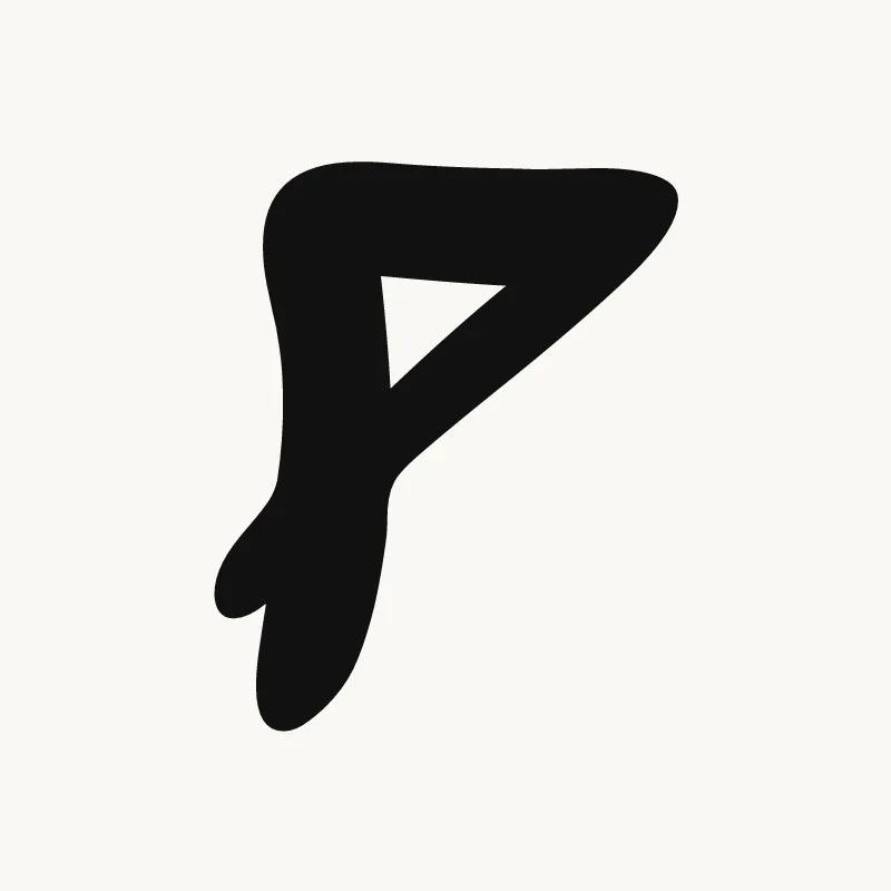 Tag graffiti letter P