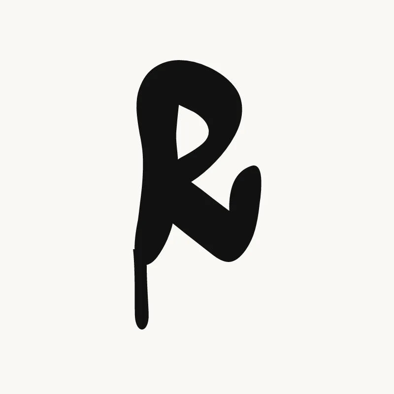 Tag graffiti letter R