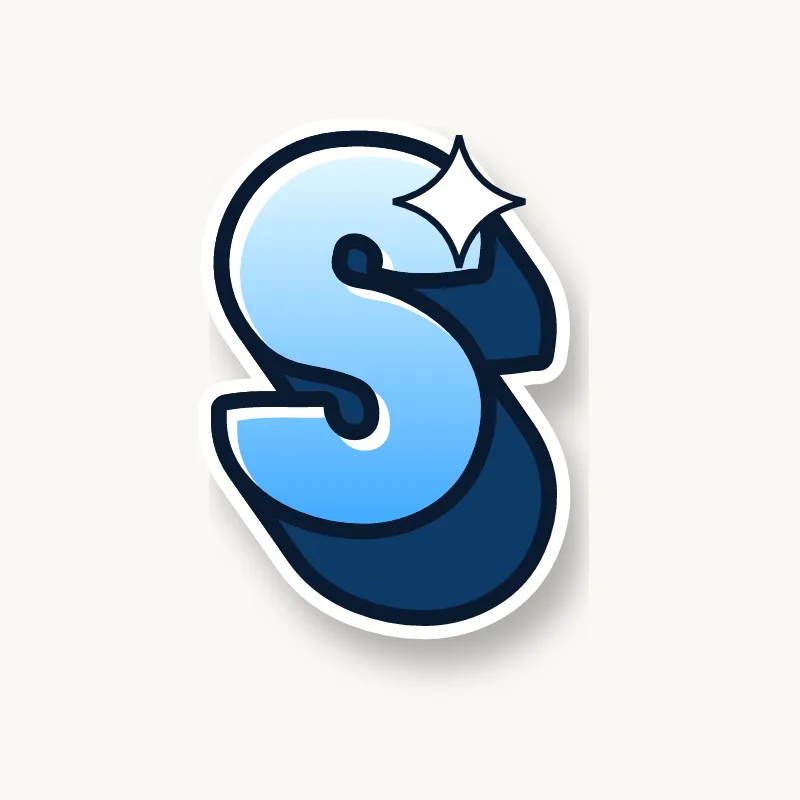 3D graffiti letter S