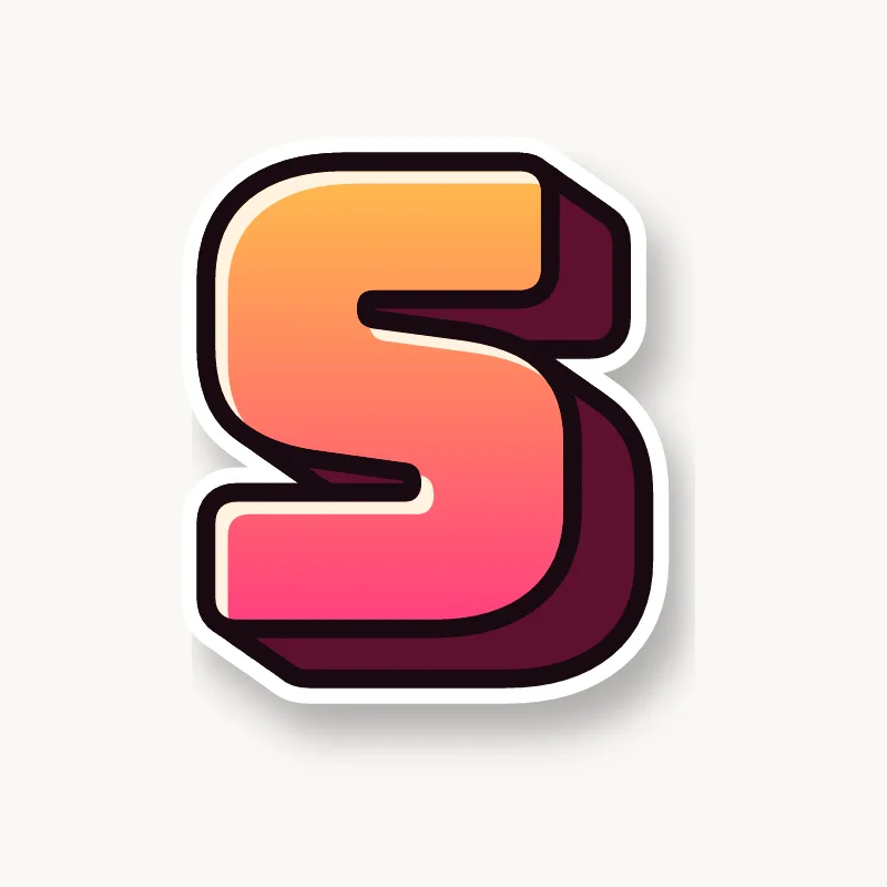 Blockbuster graffiti letter S