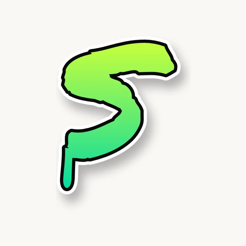 Handstyle graffiti letter S