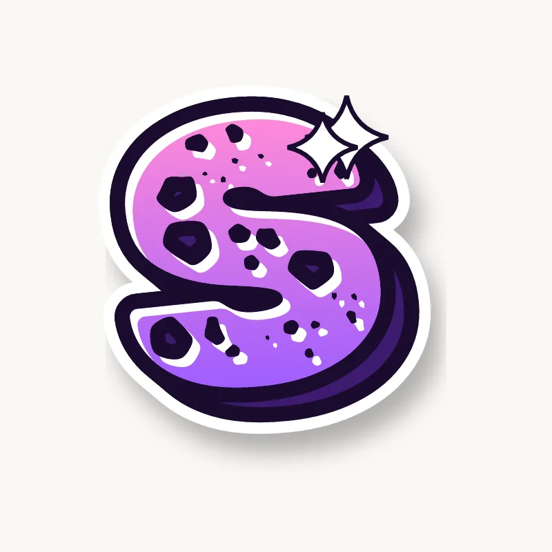 Wild graffiti letter S