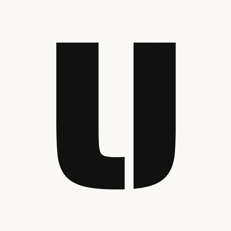 Stencil graffiti letter U