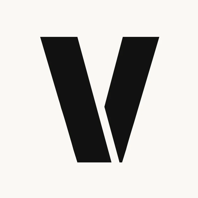 Stencil graffiti letter V