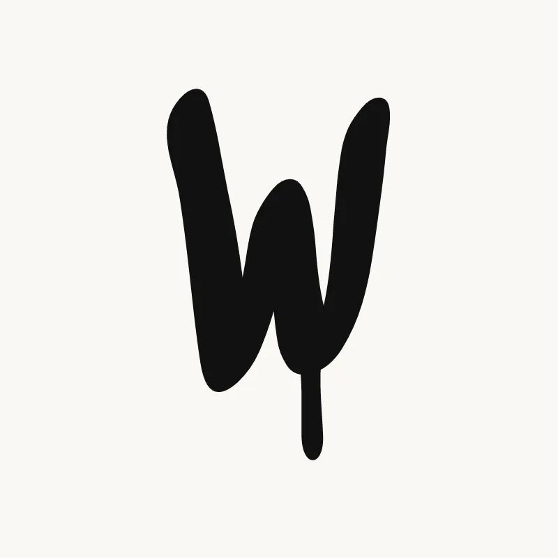 Tag graffiti letter W