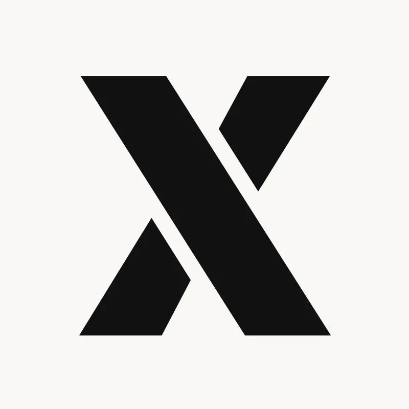 Stencil graffiti letter X