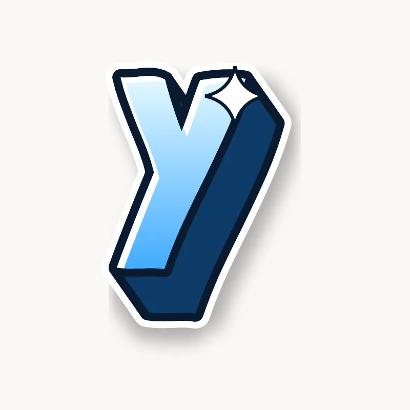 3D graffiti letter Y