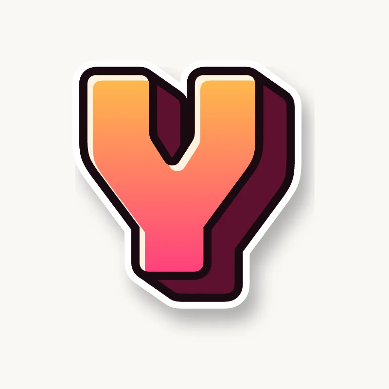Blockbuster graffiti letter Y