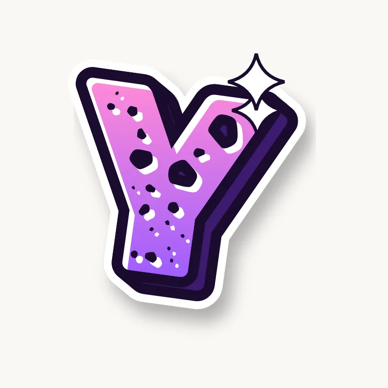 Wild graffiti letter Y