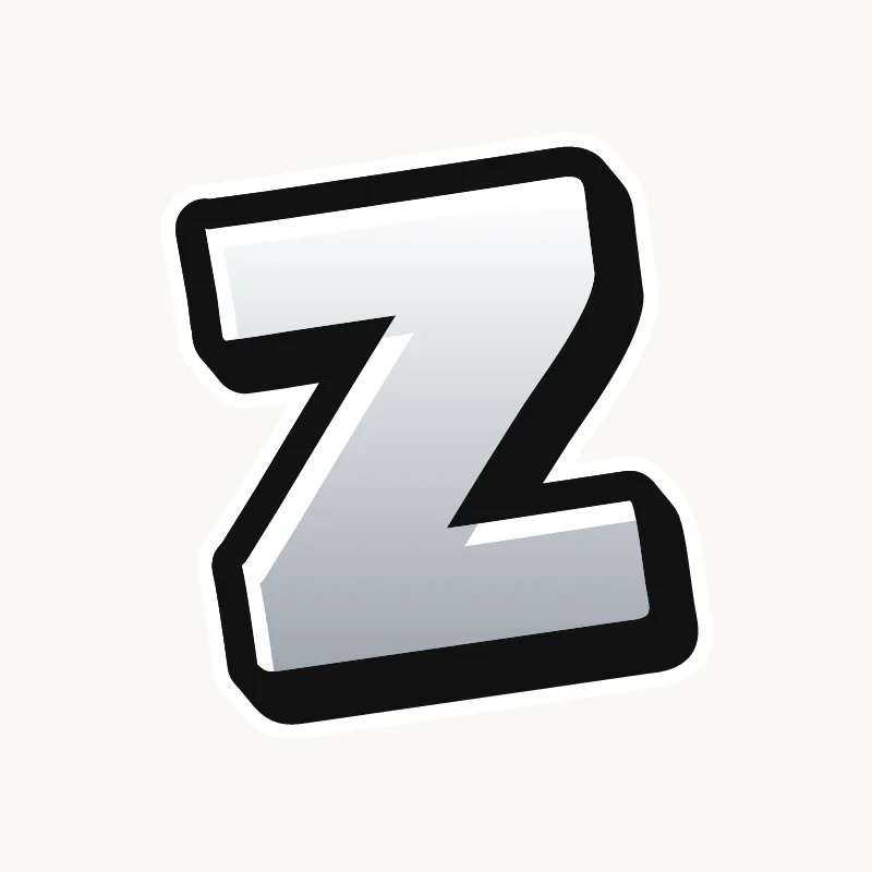 Throw-up graffiti letter Z