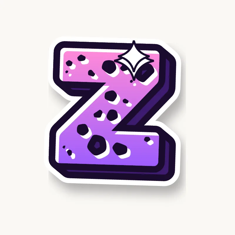 Wild graffiti letter Z