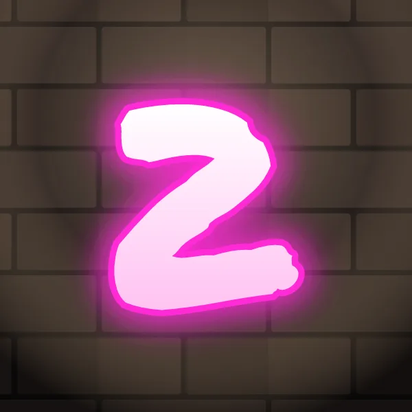 Neon graffiti number 2