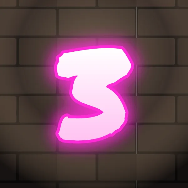 Neon graffiti number 3