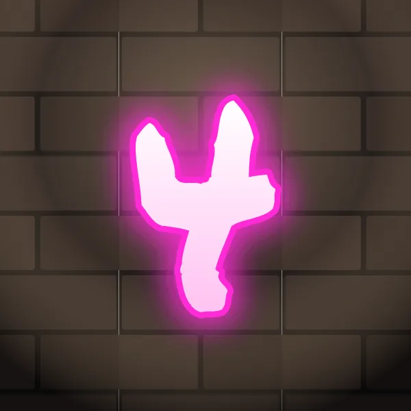 Neon graffiti number 4