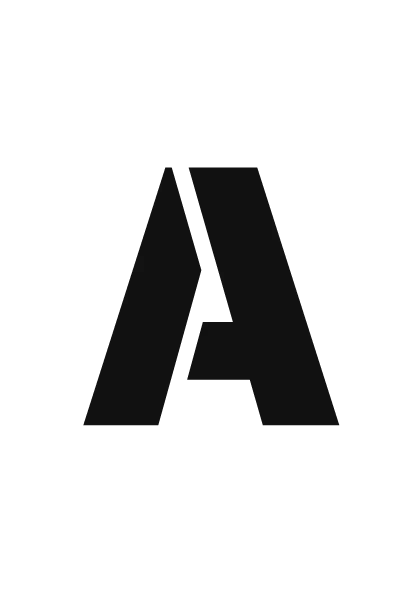 Printable graffiti stencil letter A with bridges, ready to cut