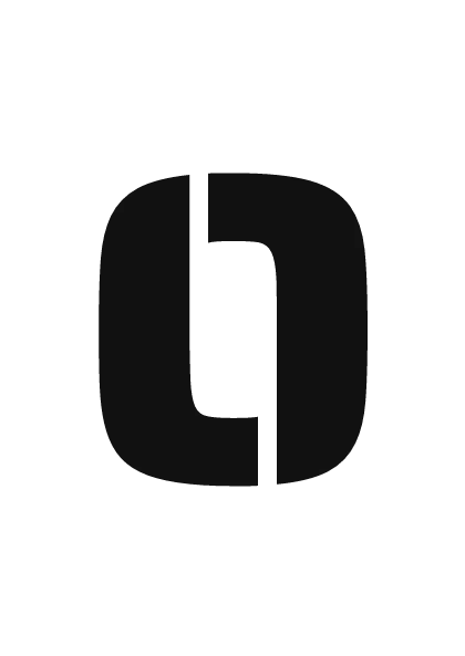 Printable graffiti stencil letter O with bridges, ready to cut