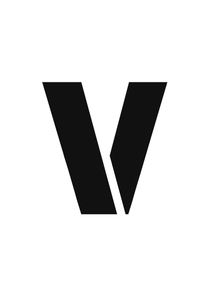 Printable graffiti stencil letter V with bridges, ready to cut