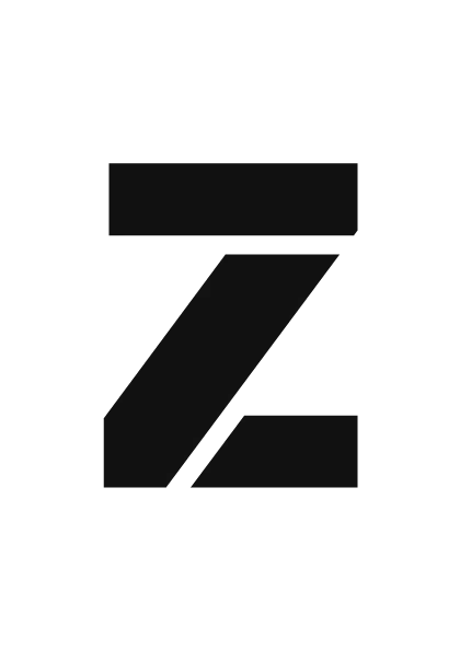 Printable graffiti stencil letter Z with bridges, ready to cut