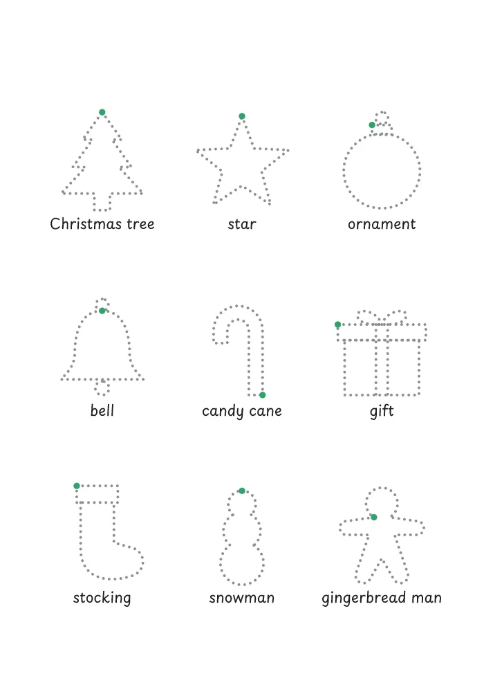 Tracing worksheet preview