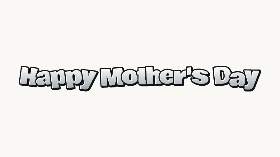Happy Mother's Day in throw-up graffiti letters